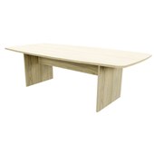 ZEALAND BOARDROOM TABLE W2400 X D1200 X H725MM COASTAL ELM