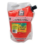 5 STAR NZACRYL ACRYLIC PAINT POUCH 15L COOL RED