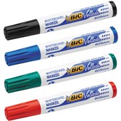 BIC VELLEDA TANK WHITEBOARD MARKER BULLET PACK 4