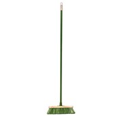 CLEANLINK OUTDOOR BROOM METAL HANDLE GREEN