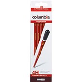 COLUMBIA COPPERPLATE HEXAGONAL PENCIL 4H