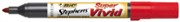 BIC STEPHENS SUPER VIVID PERMANENT MARKER BULLET 10MM RED