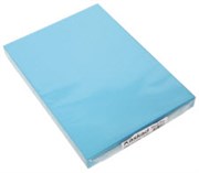 KASKAD COLOURED PAPER A4 225GSM PEACOCK BLUE PACK 100