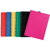 SPIRAX 511 NOTEBOOK 7MM RULED HARD COVER SPIRAL BOUND 200 PAGE 225 X 175MM RED