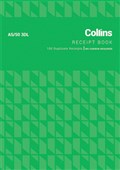 COLLINS RECEIPT BOOK 3 TO VIEW 3 DL DUPLICATE NO CARBON REQUIRED A5 50 LEAF