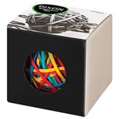 DIXON RUBBER BAND BALL 200G ASSORTED COLOURS