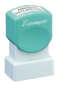 XSTAMPER N27 CUSTOM MADE STAMP W100 X L40MM RED