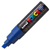 POSCA PC8K PAINT MARKER CHISEL BROAD 8MM BLUE