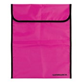 WARWICK HOMEWORK BAG HOOK AND LOOP W360 X H450MM XLARGE FLUORO PINK