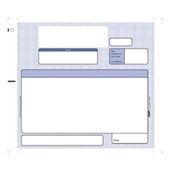 WICKLIFFE SOFTWARE ACCOUNTING FORM 673CBA INVOICE 2 PART 216 X 250MM CTN 1750