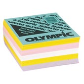 OLYMPIC MEMO CUBE PAPER REFILLS HALF HEIGHT