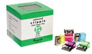 CLIPPIE PAPER CLIPS LARGE ASSORTED PACK 50