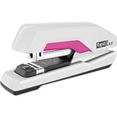 RAPID S27 SUPREME STAPLER HALF STRIP SUPER FLAT CLINCH 30 SHEET WHITEPINK