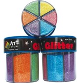 GLITTER POWDER 6IN1 SHAKER RAINBOW COLOUR