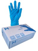 NITRILE GLOVES POWDER FREE SKY BLUE LARGE 100SPKT MATTHEWS